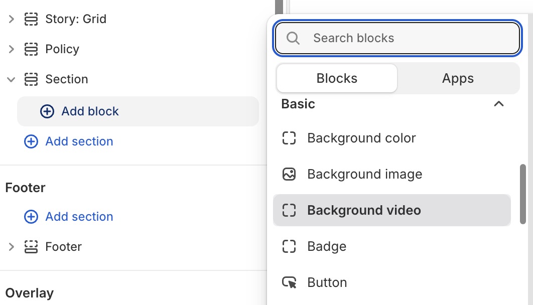 Blocks