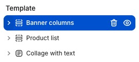 Banner columns