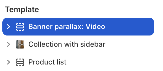 Banner parallax: Video