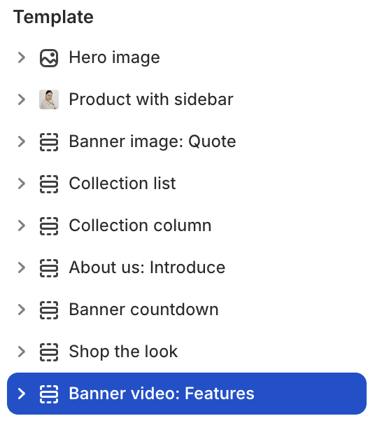 Banner video: Features