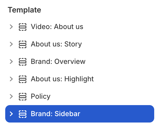 Brand: Sidebar