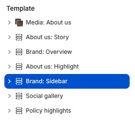 Brand: Sidebar