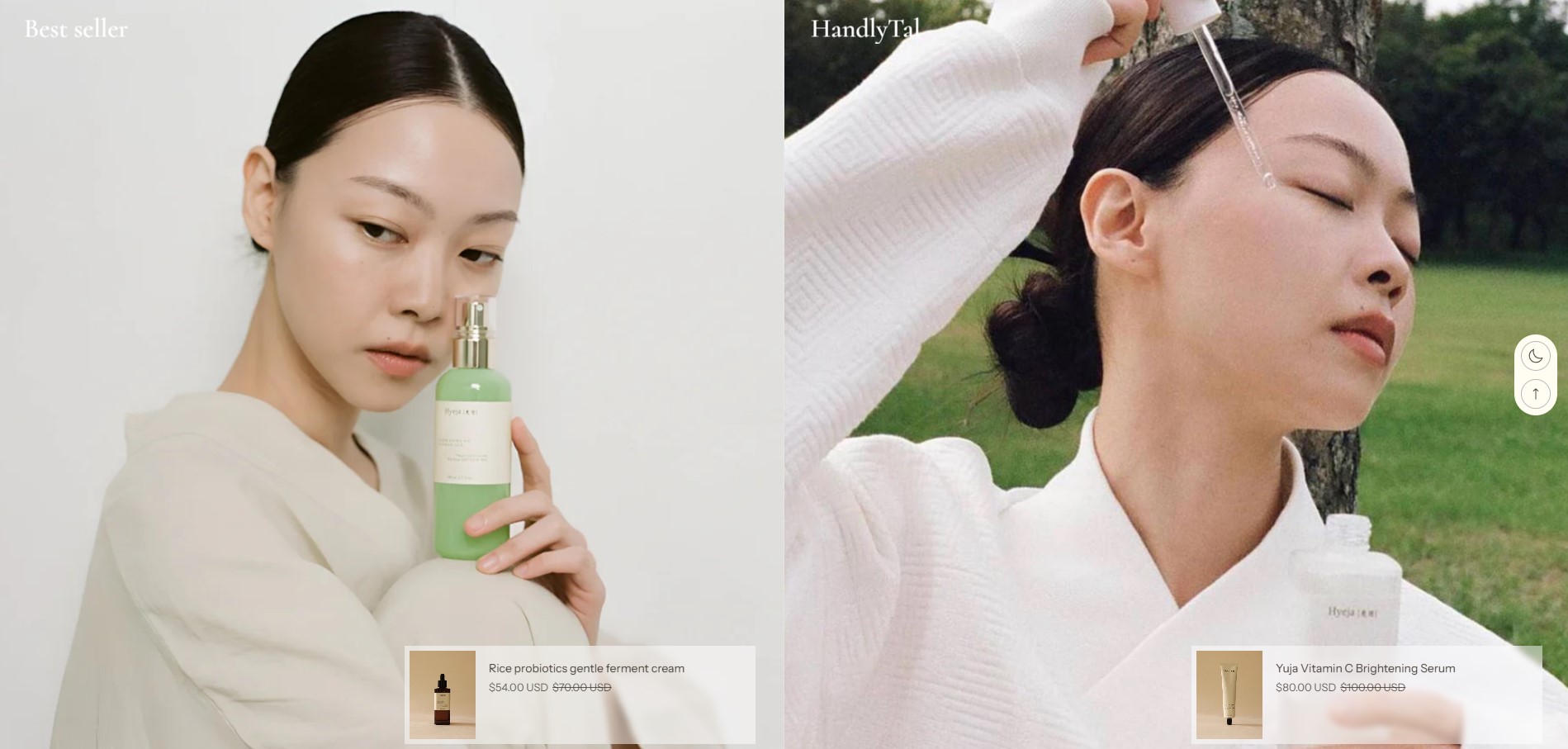 Collection list product label