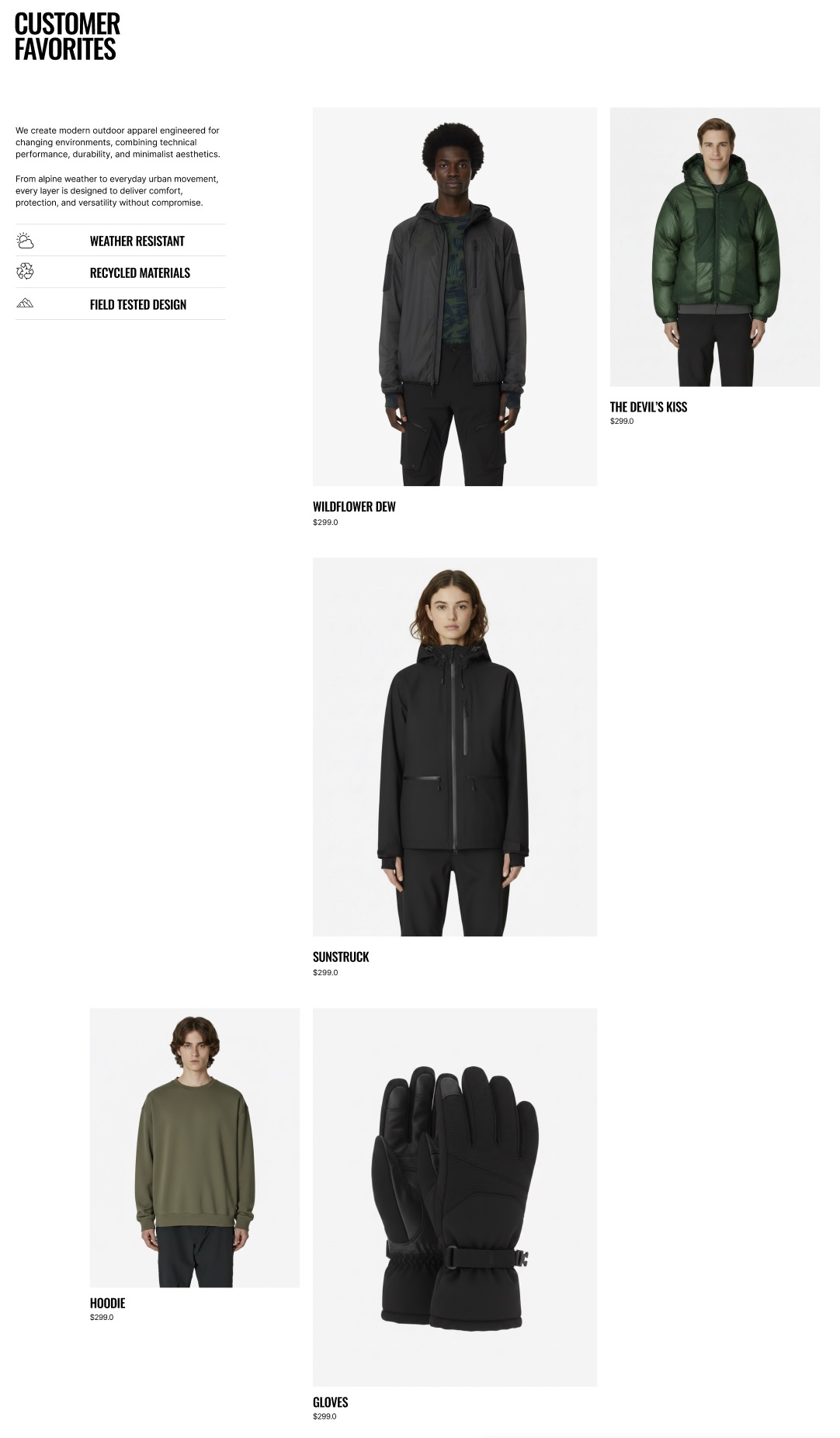 Collection: Symmetrical