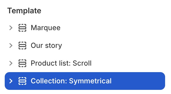 Collection: Symmetrical
