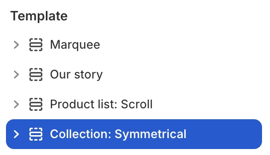 Collection: Symmetrical