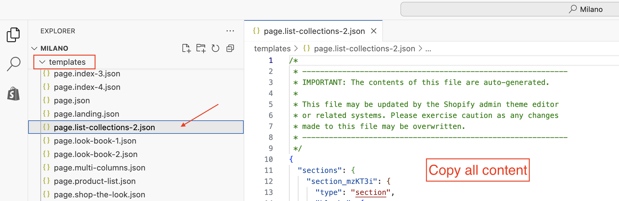 Find list collections
