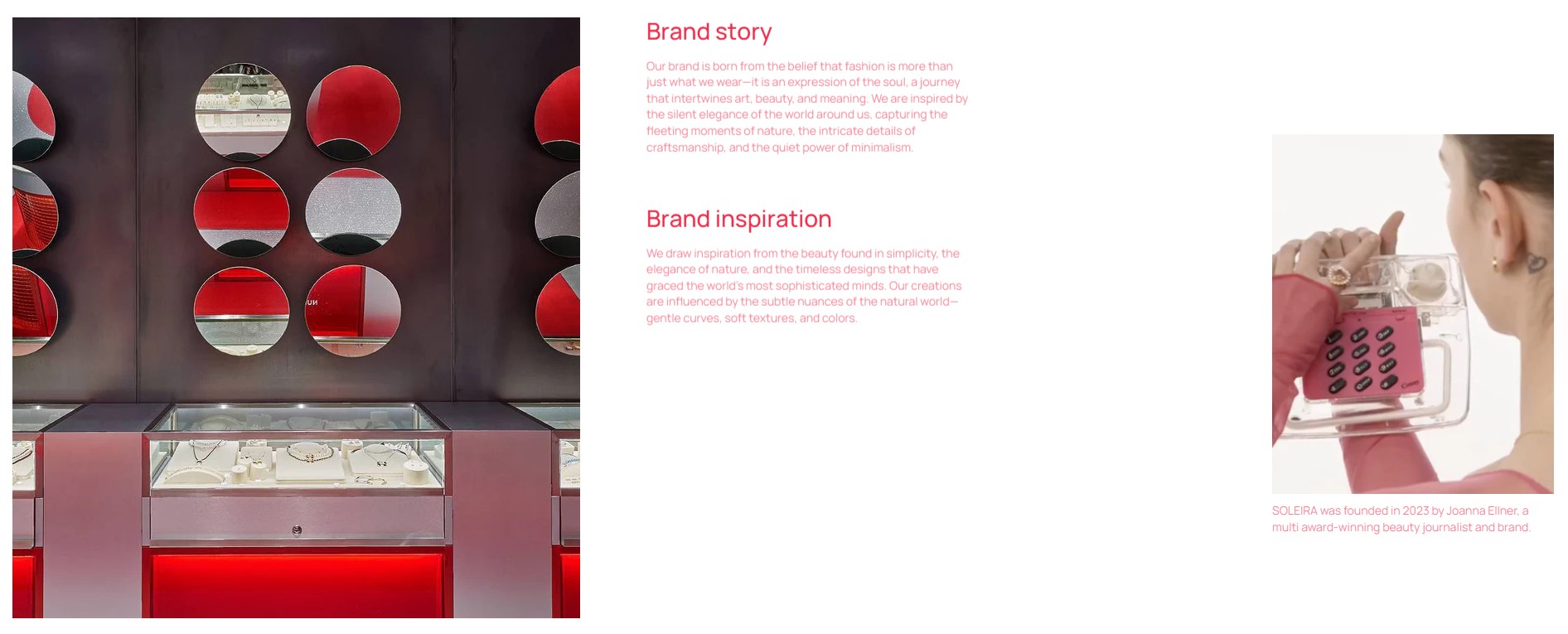 Image text brand essence