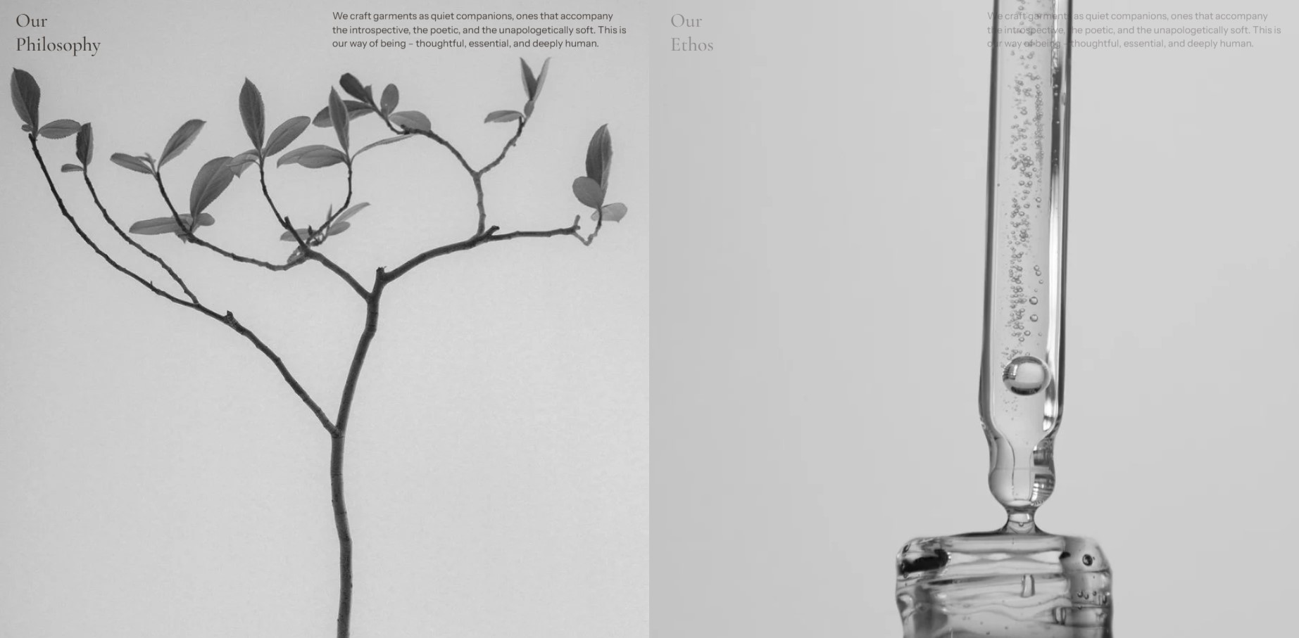 Image text design ethos