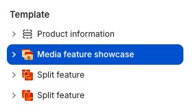 Media feature showcase