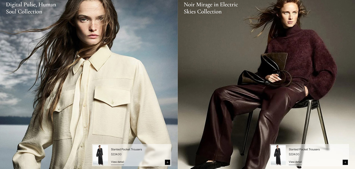 Collection list product label