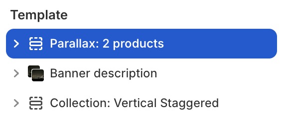Parallax: 2 products