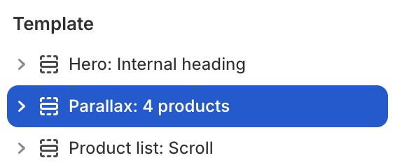 Parallax: 4 products