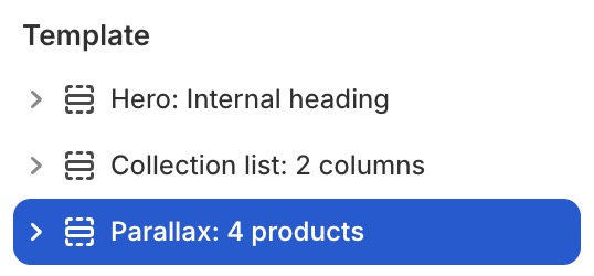 Parallax: 4 products