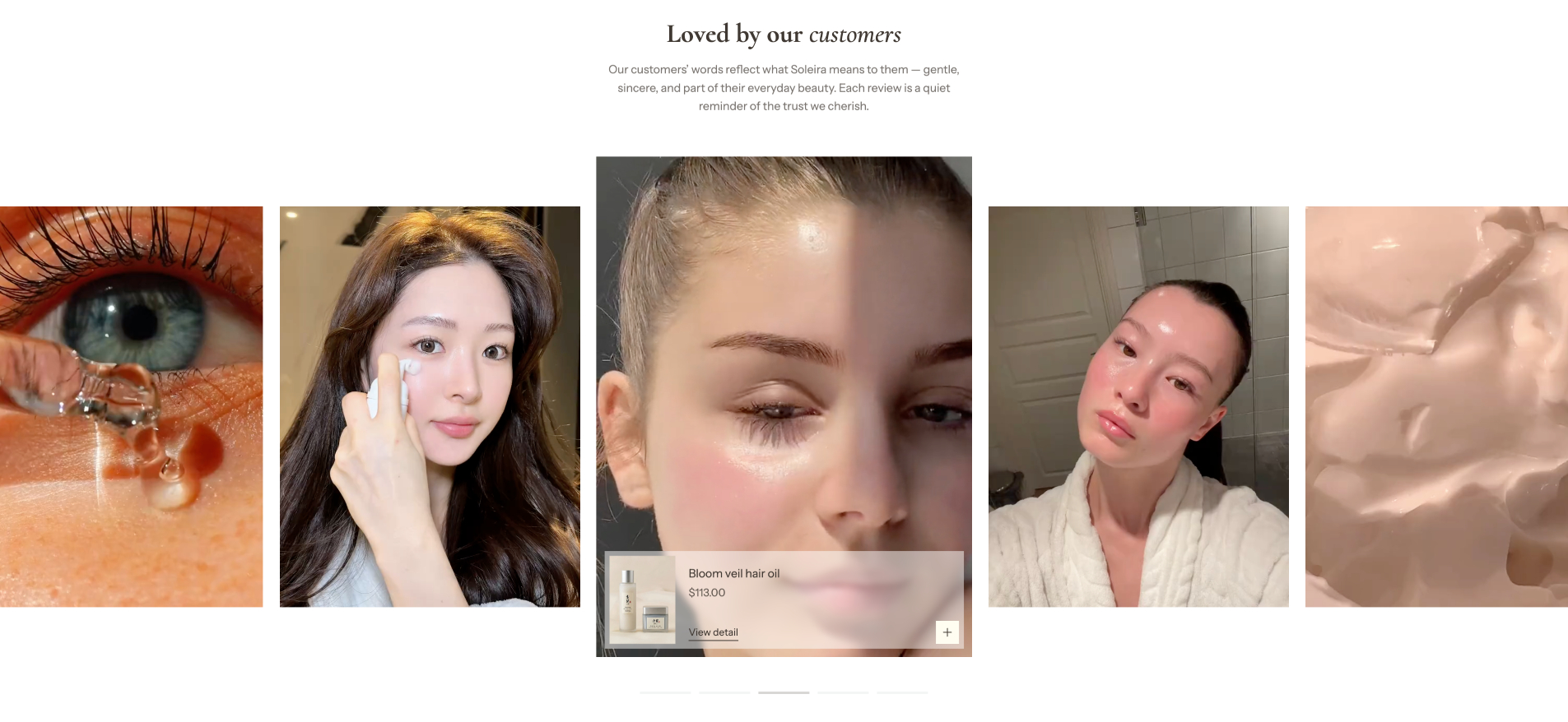 Product with video