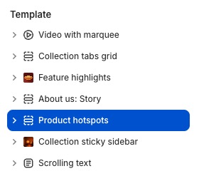 Product hotspots