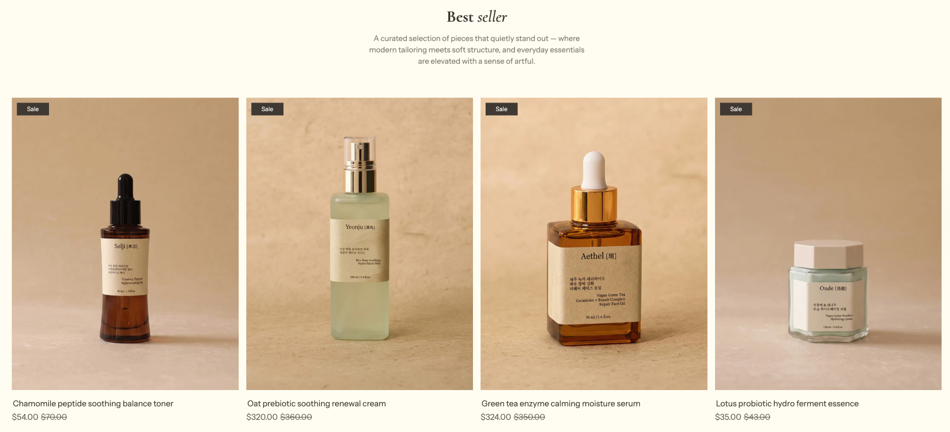Product list