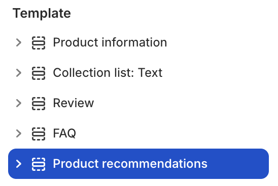 Product recommendations