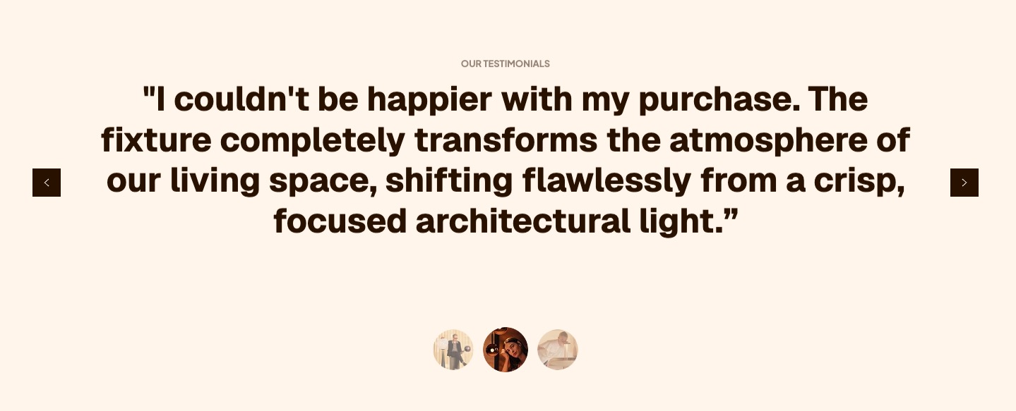 Quote slider