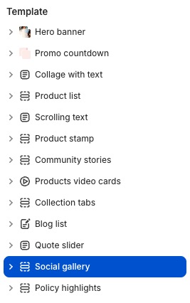 Social posts
