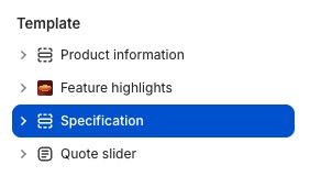 Specification